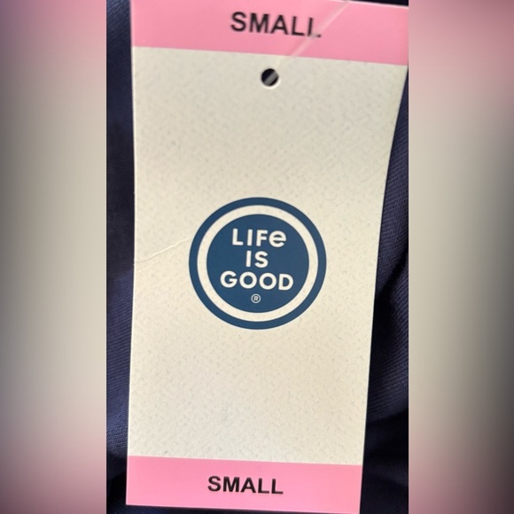 NWT “life is good” paw dog sleep shirt women Sz small - Picture 8 of 9